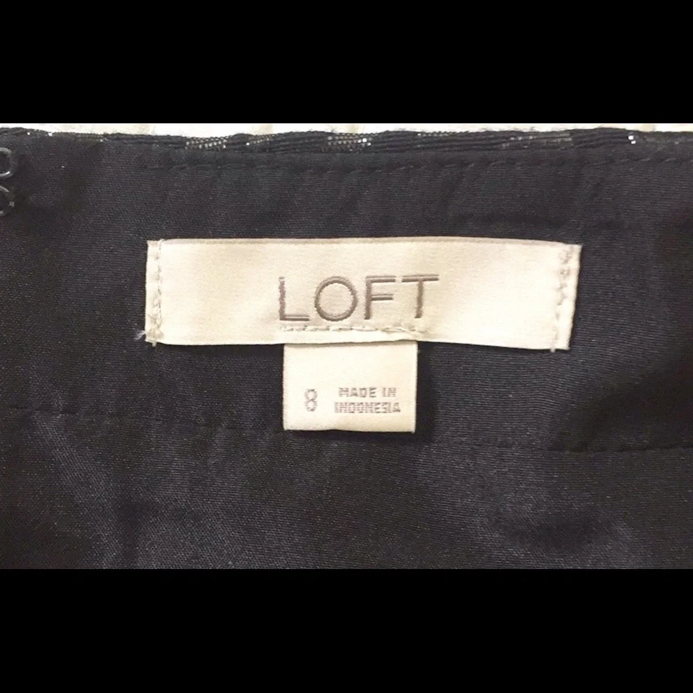 LOFT Shimmer Splash Wrap Skirt